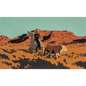 Bill Schenck (American, b. 1947) The Hereford Bull, 1979