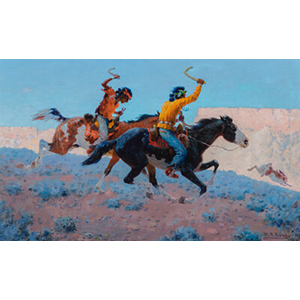 William Robinson Leigh (American, 1866-1955) Rabbit Hunt, 1944