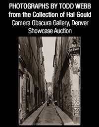 December 9 Photographs by Todd Webb from the Collection of Hal Gould, Camera Obscura Gallery, Denver Showcase Auction