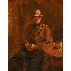 Sir Alfred James Munnings, PRA, RI (British, 1878-1959) The poacher, circa 1901-1905