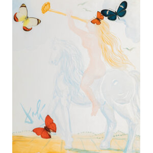 Salvador Dalí (1904-1989) Lady Godiva with Butterflies, 1976