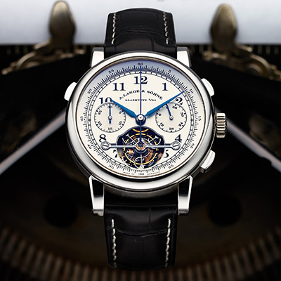 A. Lange & Sohne Platinum Tourbograph 'Pour le Merite'