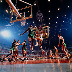 Walter Ioss (American, b. 1943) Bill Russell and Elgin Baylor, Los Angeles, California, 1965