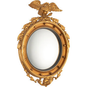 An American Federal Gilt Wood Mirror 35 x 26-1/2 inches (88.9 x 67.3 cm)
