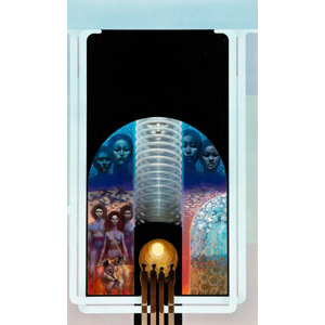 Leo and Diane Dillon (American, 1933-2012) The Justice Cycle: The Gathering paperback cover, 1981