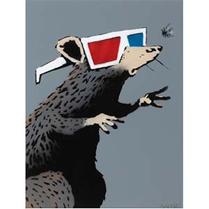 Banksy (b. 1974) 3D Rat, 2010