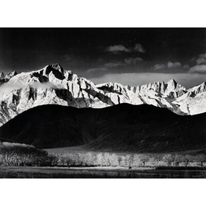 Ansel Adams (American, 1902-1984) Winter Sunrise, Sierra Nevada, from Lone Pine, California, 1944