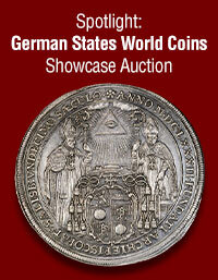 January 20 Spotlight: German States World Coins Showcase Auction