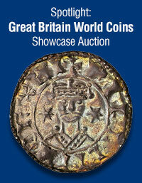 January 26 Spotlight: Great Britain World Coins Showcase Auction