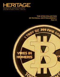 January 19 NYINC Physical Cryptocurrency Featuring the Otoh Collection, Part VI Signature Auction