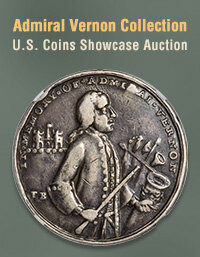 January 19 Admiral Vernon Collection US Coins Showcase Auction