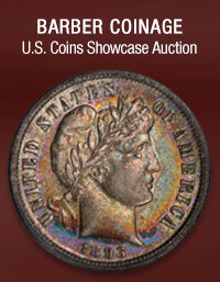 January 26 Barber Coinage US Coins Showcase Auction