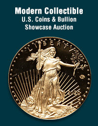 January 5 Modern Collectible US Coins & Bullion Showcase Auction