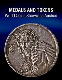 January 13 Medals and Tokens World Coins Showcase Auction