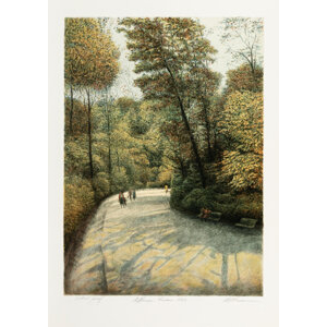 Harold Altman (American, 1924-2003) Group of Five Landscapes, Circa 1980's