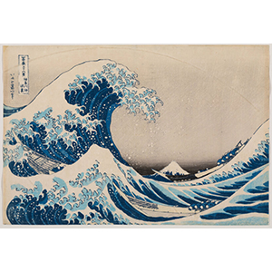 Katsushika Hokusai (Japanese, 1760-1849) Under the Wave Off Kanagawa (The Great Wave) (Kanagawa oki nami ura), from the series Thirty-Six Views of Mount Fuji (Fugaku sanjurokkei), circa 1831