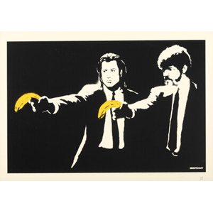 Banksy (b. 1974) Pulp Fiction, 2004