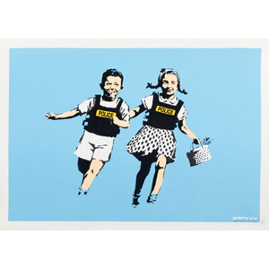 Banksy (b. 1974) Jack and Jill (Police Kids), 2005