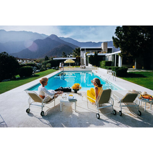 Slim Aarons (American, 1916-2006) Poolside Pairs, 1970