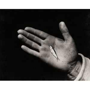 Aaron Siskind (American, 1903-1991) Martha's Vineyard (Fish in hand), 1939