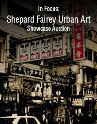 February 3 In Focus: Shepard Fairey Urban Art Showcase Auction