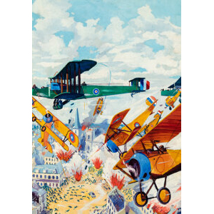 Frederick Blakeslee (American, 1898-1973) Flight of the Living Dead, Dare-Devil Aces pulp magazine cover, June 1932