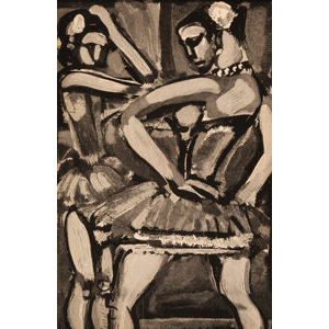 Georges Rouault (1871-1958) Frontispiece to Chapter 1- Parades, from Cirque de l'Etoile Filante, 1931