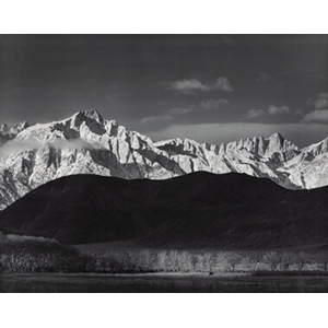 Ansel Adams (American, 1902-1984) Winter Sunrise, Sierra Nevada from Lone Pine, California, 1944