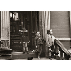 Helen Levitt (American, 1913-2009) Children with Masks, circa 1940