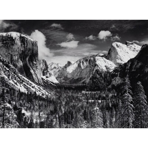 Ansel Adams (American, 1902-1984) Yosemite Valley from Inspiration Point, Winter, Yosemite National Park, California, c