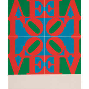 Robert Indiana (1928-2018) SMALL LOVE WALL, 1967