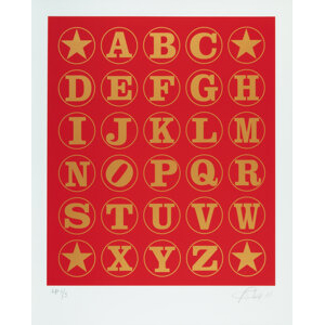 Robert Indiana (1928-2018) Alphabet (Red), 2011