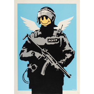 Banksy (b. 1974) Flying Copper, 2003