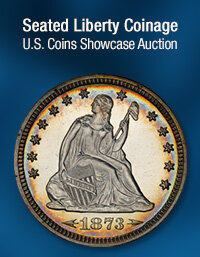 February 23 Seated Liberty Coinage US Coins Showcase Auction
