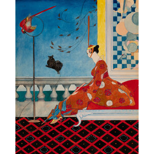 Rea Irvin (American, 1881-1972) Meditation, Life magazine cover, January 13, 1916