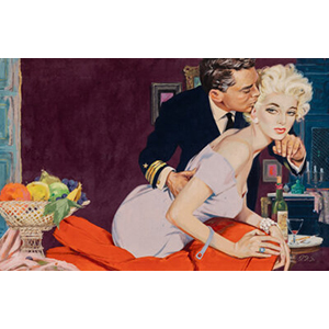 J. Frederick Smith (American, 20th Century) The Other Appointment, Cosmopolitan magazine interior, July 1954