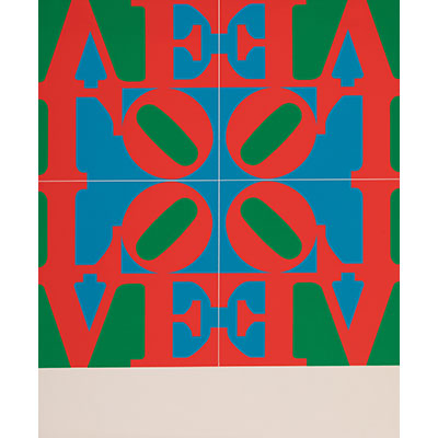 Robert Indiana SMALL LOVE WALL, 1967