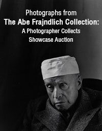February 18 Photographs from The Abe Frajndlich Collection: A Photographer Collects  Showcase Auction