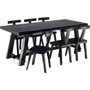 Olavi Hänninen (Finnish, 1920-1992) Dining Table and Six Chairs, circa 1950