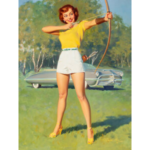 William Medcalf (American, 1920-2005) Bow and Arrow
