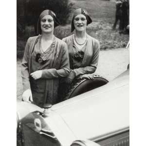 Jacques-Henri Lartigue (French, 1894-1986) The Famous Rowe Twins of the Casino de Paris, 1929