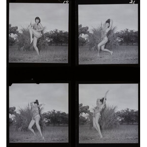 Bunny Yeager (American, 1929-2014) Jungle Bettie Page Dancing (4 works), 1950s