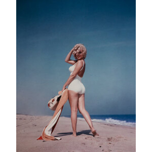 Sam Shaw (American, 1912-1999) Marilyn Monroe on Amagansett Beach, New York, 1957