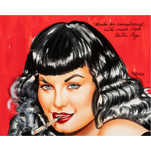 Olivia De Berardinis Smoking Bettie, Bettie Page