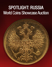 March 22 Spotlight: Russia World Coins Showcase Auction