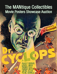 March 28 The MANtique Collectibles Movie Posters Showcase Auction