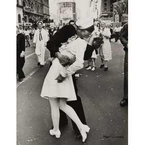 Alfred Eisenstaedt (American, 1898-1995) V.J. Day, Times Square,, 1947