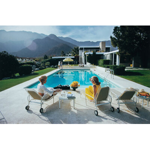 Slim Aarons (American, 1916-2006) Poolside Pairs, 1970
