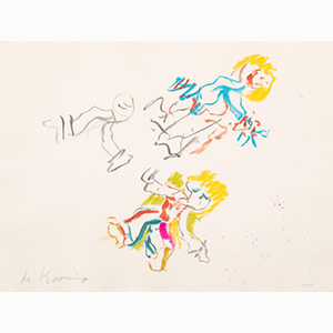 Willem de Kooning (1904-1997) Composition for Lisa, 1984