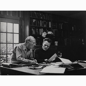 Lou Stoumen (American, 1917-1991) Edward and Brett Weston, 1955